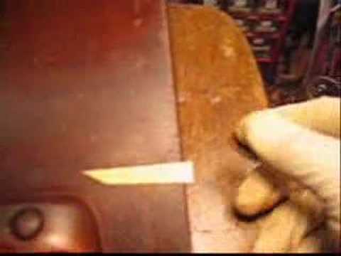sheraton chair veneer repair by jason