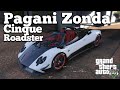 Pagani Zonda Cinque Roadster para GTA 5 vídeo 1