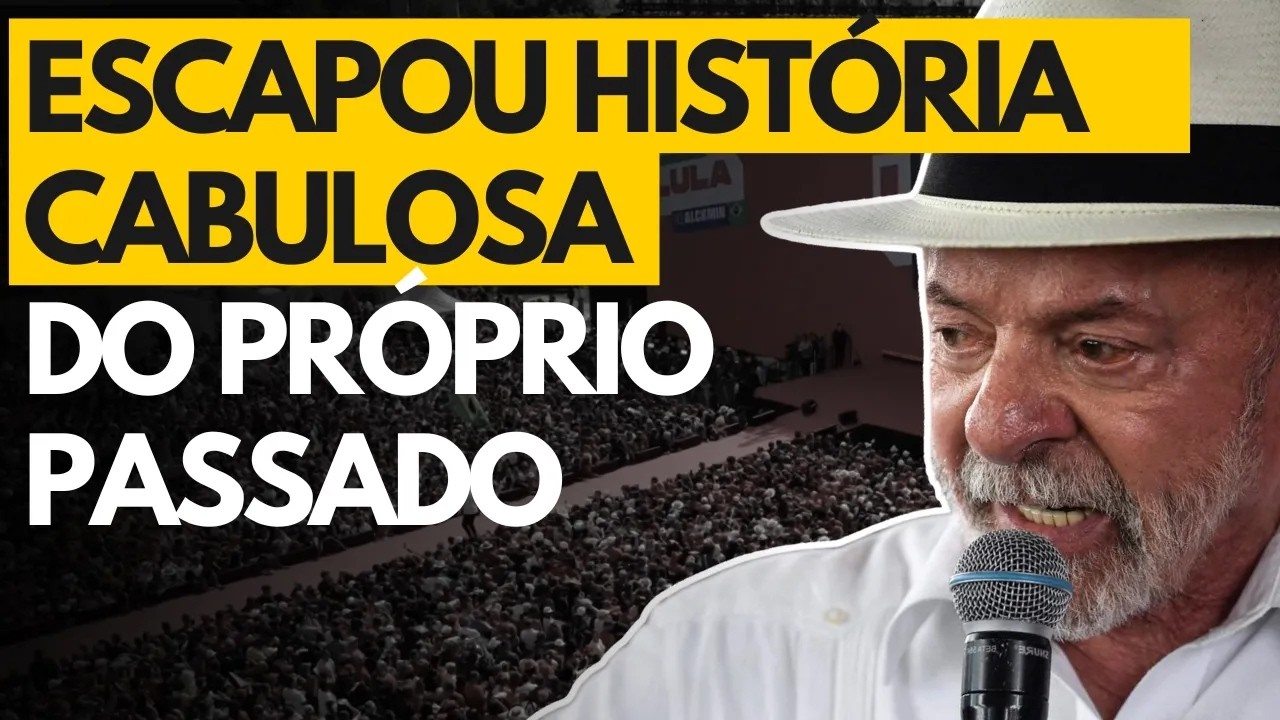 Lula deixa escapar história cabulosa do próprio passado em lançamento oficial da campanha