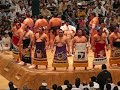 Grand Sumo Tournament - Makuuchi Ring Entering Ceremony