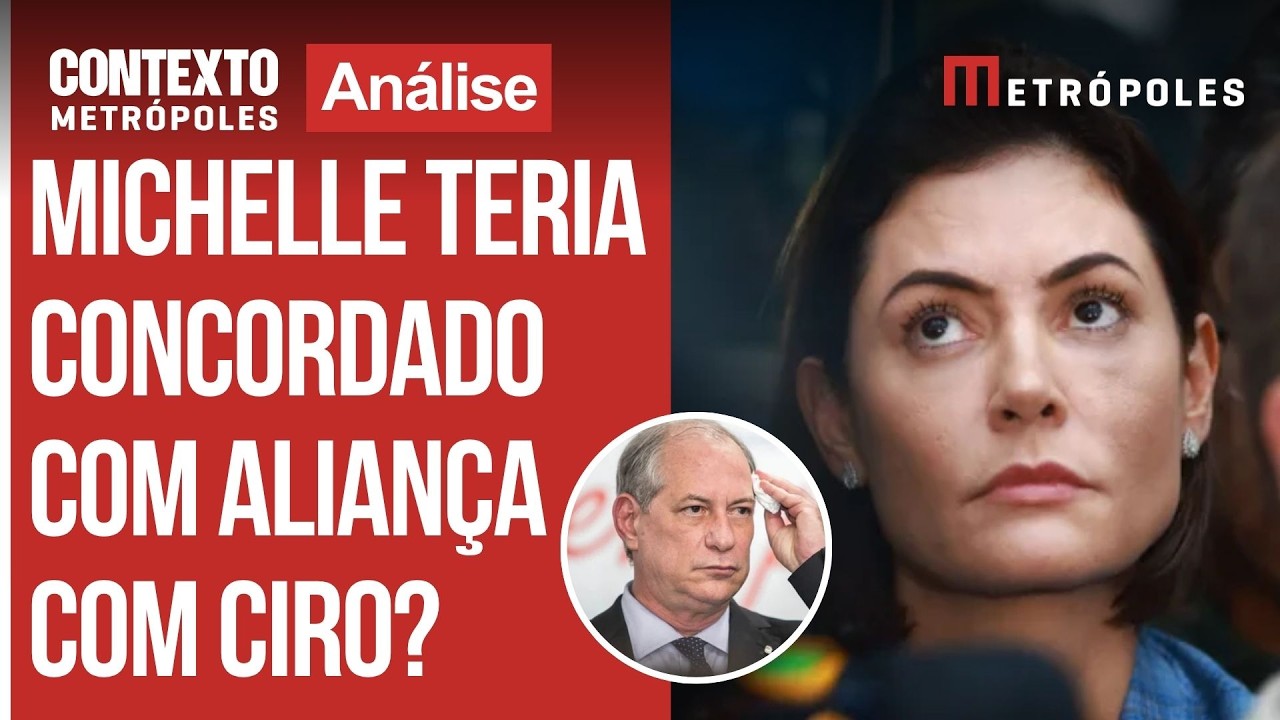 Aliado de Flávio diz que Michelle aceitou aliança com Ciro em abril; entenda