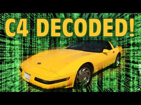 Decoding the C4 Corvette RPO codes