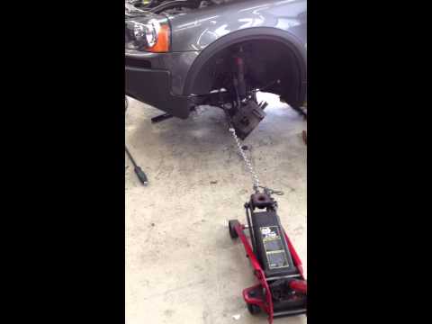 how to remove drive axle from transmission