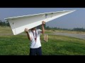 LARGE FLYING RC PAPER AIRPLANE