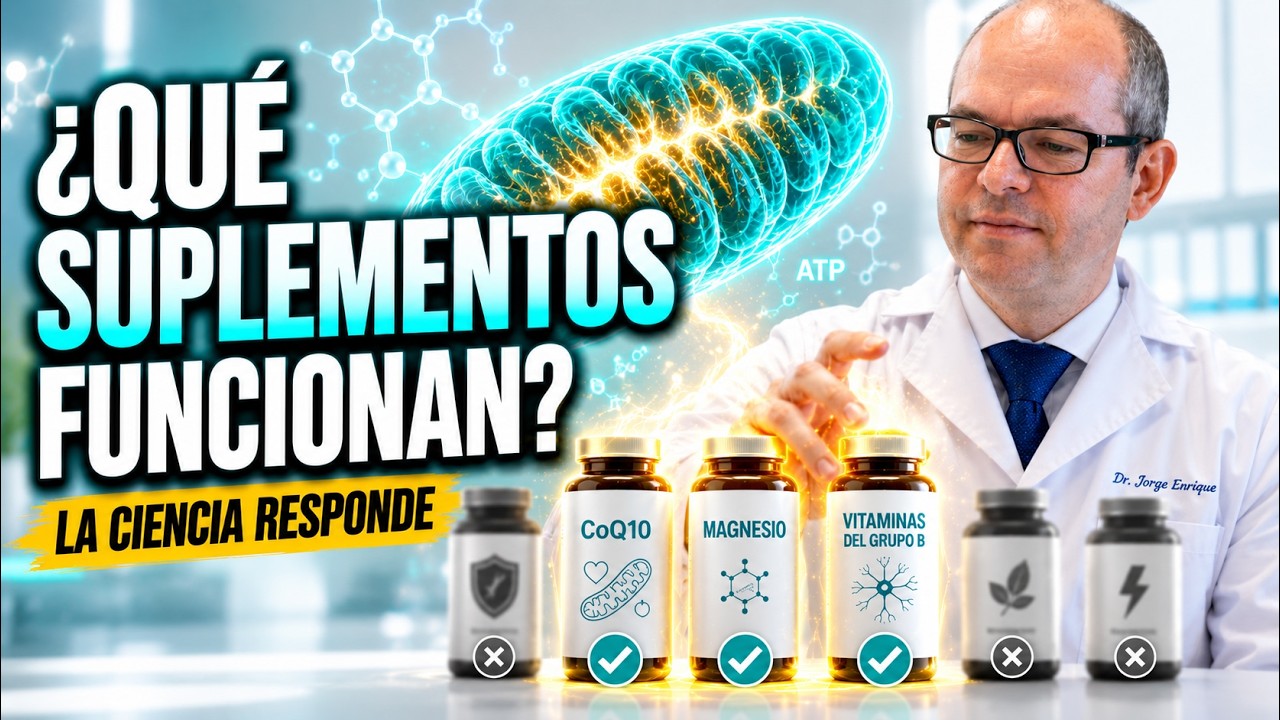 La verdad sobre la creatina, el NAD y la CoQ10