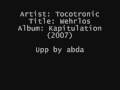 Tocotronic - Wehrlos