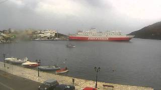 Port of Gavrio Time-lapse Tuesday, 01 October 2013