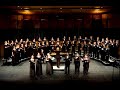 montclair state university's chamber ensemble university singers performing eric whitacre's 