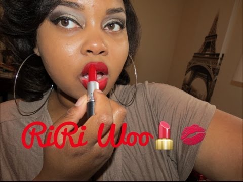 riri - Singing* I gooottt my RiRi Wooooooo, I got my RiRi Wooooo!!!! I'm so excited to finally have my lipstick!! Yayyyy!!! In this video I show RiRi Woo on my lip...