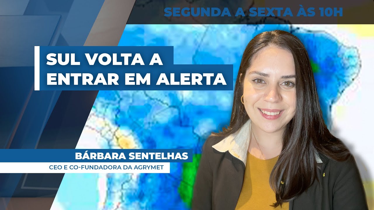 Previsão de chuvas intensas faz sul do país entrar em alerta neste fim de semana