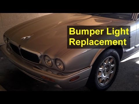 Bumper light bulb and assembly replacement, Jaguar XJ8 – Auto Repair Series