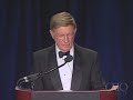 Pulitzer Prize winner George F. Will delivered the keynote address at the dinner for the Milton Friedman Prize for Advancing Liberty. Will was introduced by Cato Institute President and Founder Ed Crane. The dinner was held May 13, 2010.