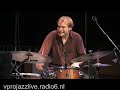joris roelofs quartet feat. ari hoenig, aaron goldberg, johannes weidenm�ller speelt background music van warne marsh op 17-10-08 in het bimhuis, amsterdam. zie ook: vprojazzlive.radio6.nl