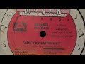 Valerie Ingram - Are You Faithful? / Movin Records