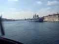 Landing , Malta by Harbour Air Seaplane in Grand Harbour
