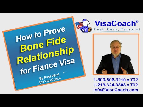 how to prove relationship for visa