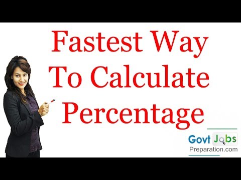 how to calculate a percentage
