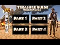 this treasure guide has 4 parts in total. part 1 = chapter 1-6 (treasures 1-32) www.youtube.com part 2 = chapter 7-11 (treasures 33-59) www.youtube.com part 3 = chapter 12-16 (treasures 60-82) www.youtube.com part 4 = chapter 17-22 (treasures 83-101) www.youtube.com the treasures are saved automatically when collecting them. you can replay the chapters at any time, so don't worry if you missed a treasure. there is a total of 101 treasures since the strange relic is counted as well (so you may miss one when going for the master fortune hunter trophy). full playlist: www.youtube.com timeline: chapter 12 (7 treasures) 60 - 0:07 61 - 0:25 62 - 0:42 63 - 0:56 64 - 1:18 65 - 1:35 66 - 2:03 chapter 13 (3 treasures) 67 - 2:16 68 - 2:26 69 - 2:41 chapter 14 (9 treasures) 70 - 2:57 71 - 3:12 72 - 3:24 73 - 3:39 74 - 3:55 75 - 4:06 76 - 4:25 77 - 4:46 78 - 5:01 chapter 15 (1 treasure) 79 - 5:20 chapter 16 (3 treasures) 80 - 5:34 81 - 5:55 82 - 6:13 ~~~~~~~~~~~~~~~~~~~~~~~~~~ follow me: www.powerpyx.com http www.facebook.com www.twitter.com contact me: mail@powerpyx.com ~~~~~~~~~~~~~~~~~~~~~~~~~~