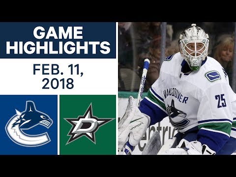 Video: NHL Game Highlights | Canucks vs. Stars - Feb. 11, 2018