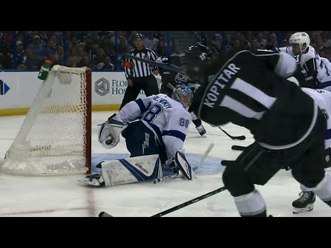 Video: Lightning's Vasilevskiy has potential save-of-the-year candidate against Kings