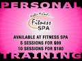 Certified Personal Training at Peachtree City Fitness Spa