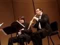 the aurelia saxophone quartet plays ' rhapsody in blue'. uden, holland.