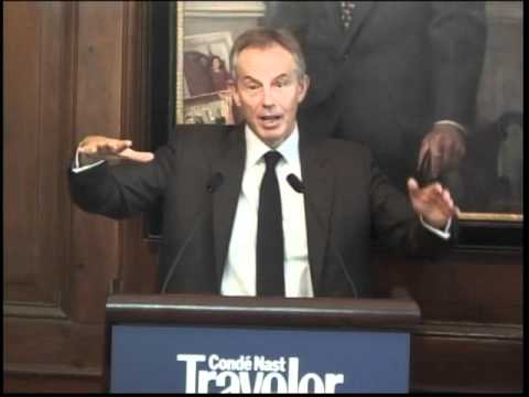 Tony Blair promotes tourism to the Holy Land to support peace process