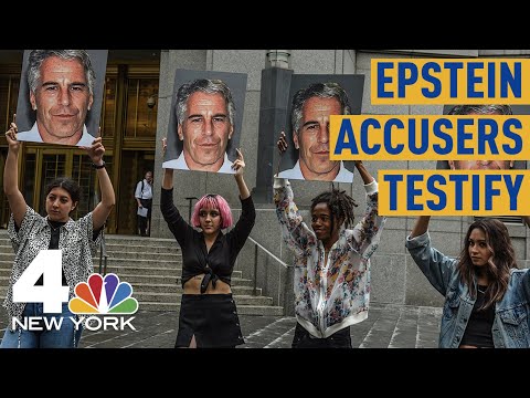 Jeffrey Epstein Accusers Speak Out, Call Him a 'Coward' at NYC Hearing | NBC New York