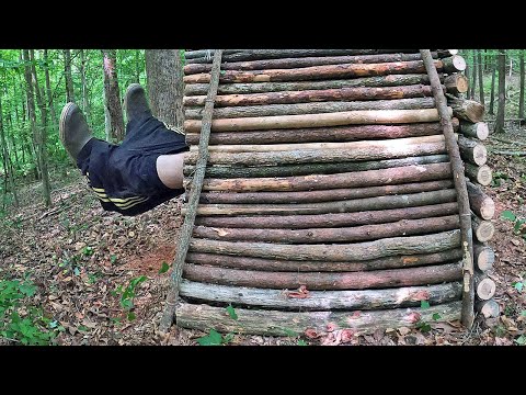 Bushcraft Outhouse & Survival Shelter – 5 Tips for How to Poop in the Woods (3 Day Campout)