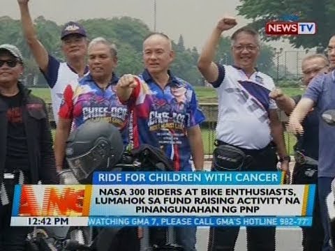 BT: Nasa 300 riders at bike enthusiasts, lumahok sa fund raising activity na pinangunahan ng PNP_Spacecraft videos