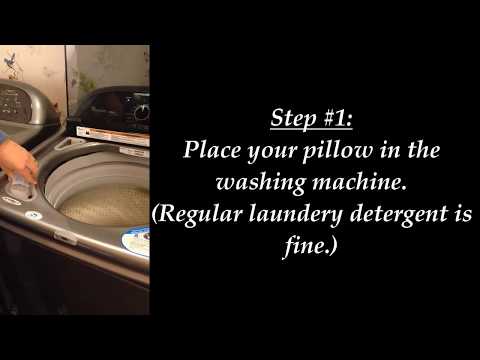 how to whiten pillows in a front loader