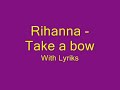 Take a bow Lyriks.wmv