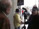 WGA Strike in rain SONY Studio's - Tom Mankiewicz...