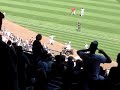 Coco Crisp collides with Mariner Moose on ATV