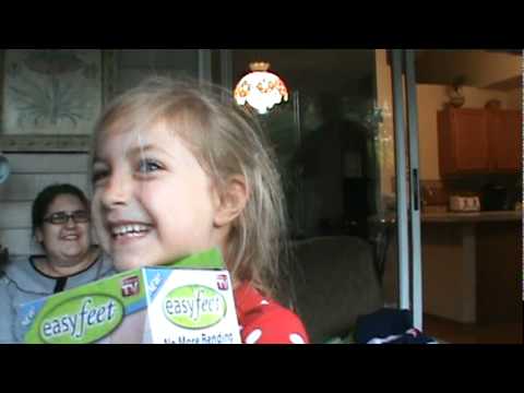 gift reaction funny - my sister is the weirdest person ever my mom and stepdad got her the ezfeet from the infomercials and she freaked out majorly.