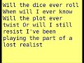 Trapt  - Lost Realist - lyrics