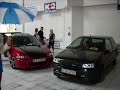 Renault Clio 1.4 RT - I miejsce w konkursie na najgłośniejszy wydech.130,9dB. Strumienica, tłumik środkowy przelotowy, side pipe.