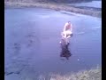 Rosjanin skacze na glowke * Russian Jump to Lake