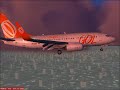GOLPouso em Congonhas(SBSP) procedente do Aeroporto de Confins(SBSP).Velocidade: 138ktRazão de toque: -154ft/mTempo de voo: 50 minutos.737-700WL PMDG / STAR ERIC 17O video contem todo o procedimento de pouso, por isso o tempo de 8 minutos.