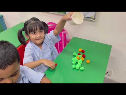 KG-I Mathematics: Montessori Activity on Counting