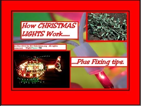 Christmas Helicopter decoration with Light String Troubleshooting tips.
