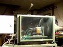 1st test run of model gas turbine