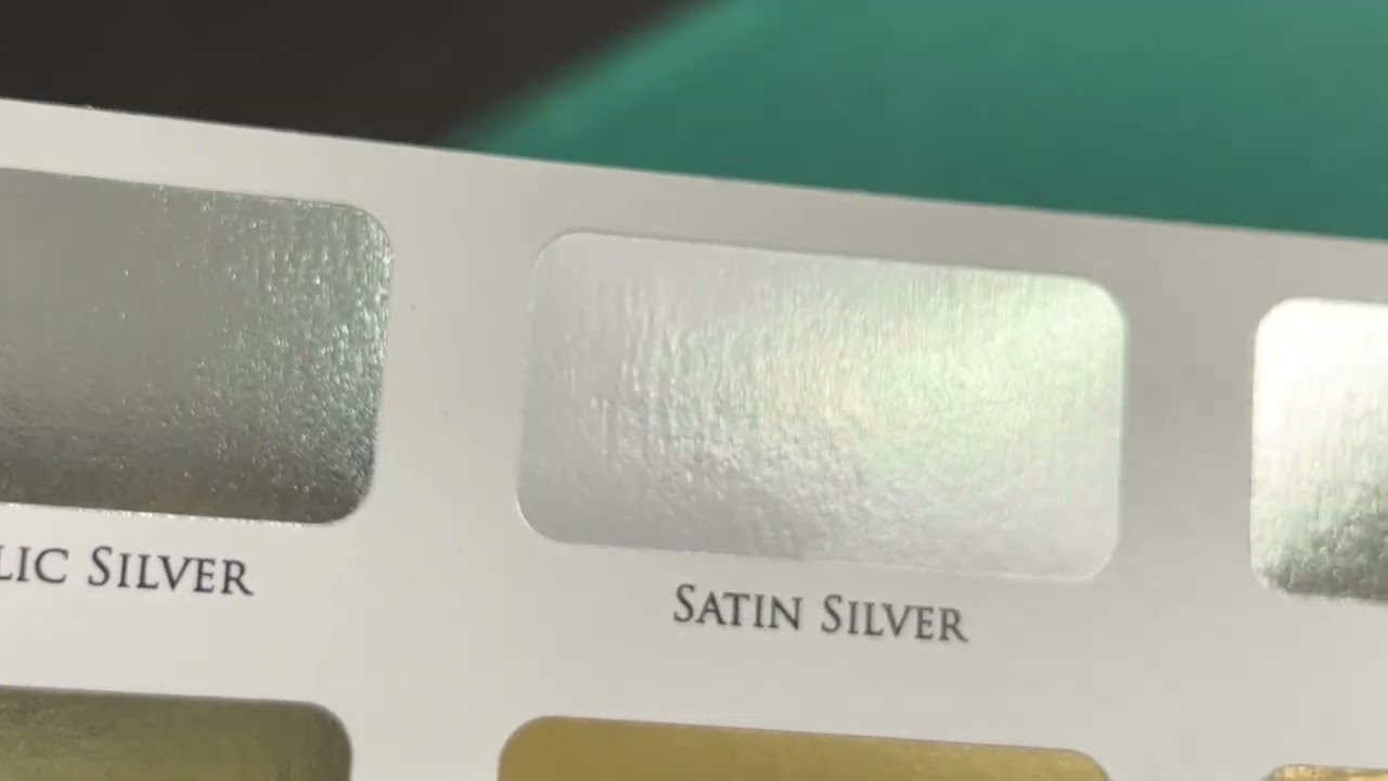 Satin Silver Foil
