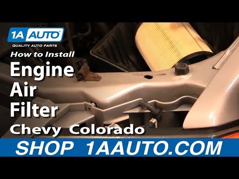 How To Install Replace Engine Air Filter Chevy Colorado 04-12 1AAuto.com