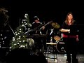 we're about the same musicians, except for the guiatrist and the pianist. unfortunately the pianist here learned the song 10 minutes before the show because the real one was stocked with is car in the snow storm that was evovling outside. big thanks to him