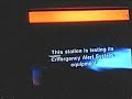 i caught the Video with my webcam and rigged my computer by hooking up my VCR (yes i still have a VCR, but also have a DVR (the Clip was recored off of the DVR) and a DVD recorder) Via AV jacks to my Line In jack on my computer and recored the audio (without hearing a fan, like the clip of the amber alert i posted a while back). anyway, WFAA the local ABC station in the Dallas/Ft. Worth area did the weekly EAS test on Monday, July 16, 2007 after an promo for that days noon news, anyway the EAS ended but the ticker went on into a Blue Bell Ice Cream AD. i slowed down the ticker so you can read the areas affected by this test. so enjoy.Due to chain letters and porn cam site spammers I have no choice but to make further comments posted approve by me first before it's posted.