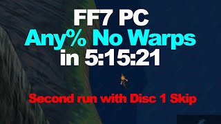 FF7 Speedrun - PC Any% No Warps - 5:15:21 (Former PB)
