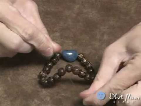 how to fasten bead bracelet with stretch cord