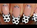 Nail Art Saint Valentin French Petits Coeurs / Valentine s Day Nails Tutorial