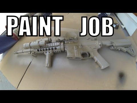 how to paint a m-4